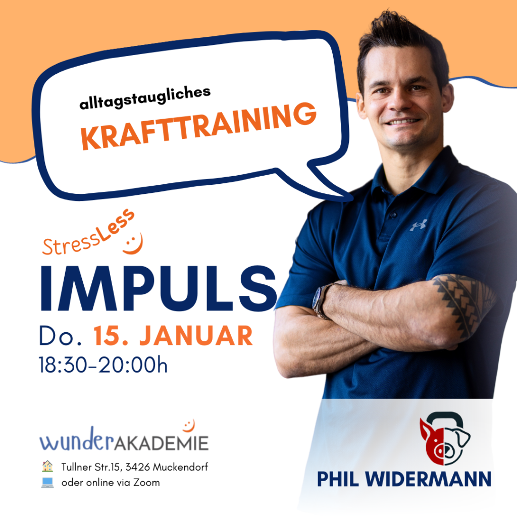 StressLess Impuls - Alltagstaugliches Krafttraining - Phil Widermann - Wunderakademie