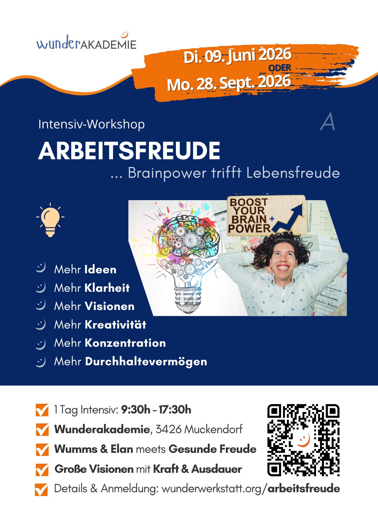 ARbeitsfreude und Brainpower - wunderakademie