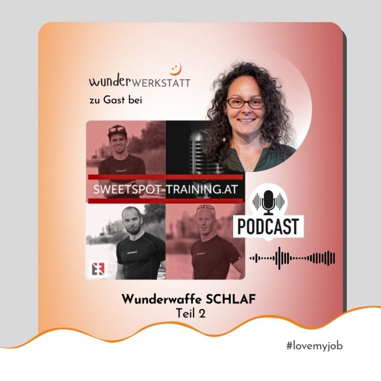 Wunderwaffe Schlaf - Podcast - Wunderwerkstatt - Sweetspot-Training - Schlaf und Höchstleistung